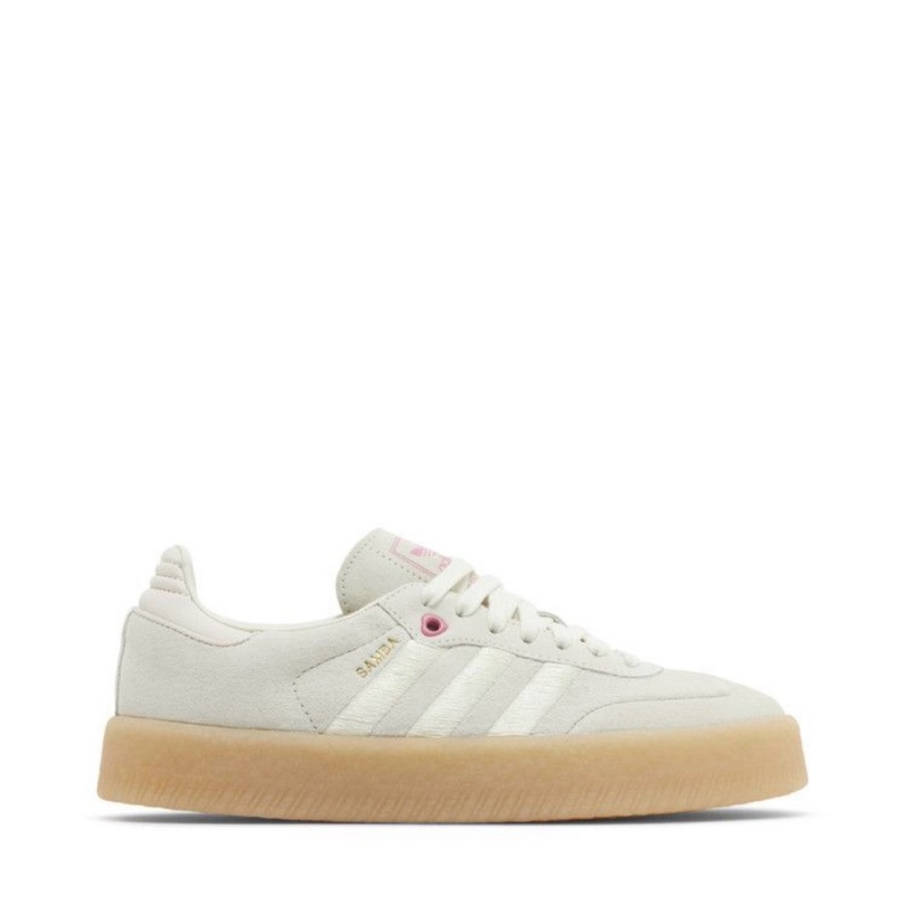Adidas White and Tan Sneakers